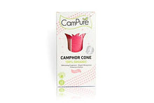 Load image into Gallery viewer, CamPure Camphor Cone, 45 Days Scent for Cars, Room Freshener with Mosquito Repellent Properties (Rose) (5065351823491)