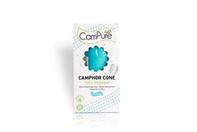 Load image into Gallery viewer, CamPure Camphor Cone, 45 Days Scent for Cars, Room Freshener with Mosquito Repellent Properties (Original) (5065351954563)