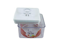 Load image into Gallery viewer, FELLI Premium Quality Felli Flip-Tite Air Tight, Acrylic BPA Free Square Storage Transparent Container 3.0L NLQ805A (5065335636099)
