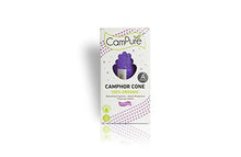 Load image into Gallery viewer, CamPure Camphor Cone, 45 Days Scent for Cars, Room Freshener with Mosquito Repellent Properties (Lavender) (5065351725187)