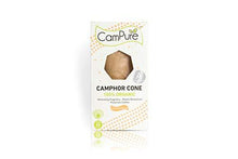 Load image into Gallery viewer, CamPure Camphor Cone, 45 Days Scent for Cars, Room Freshener with Mosquito Repellent Properties (Sandalwood) (5065351889027)