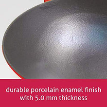 Load image into Gallery viewer, Alda Enamelled Cast Iron Wok Pan With Glass Lid 24 Cm (5065324298371)