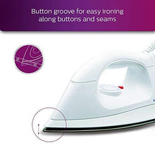 Load image into Gallery viewer, Philips HI113 1000-Watt Plastic Body PTFE Coating Dry Iron (5065332195459)