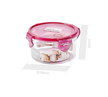Load image into Gallery viewer, Lock&Lock Bisfree Round Stackable Tritan Container Set, 320ml, Pink (5065365880963)