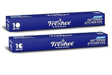 Load image into Gallery viewer, Freshee Aluminium Foil Roll 10 Mtrs, 10.5 Micron Patterned Foil (5065341173891)