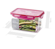 Load image into Gallery viewer, Lock&Lock Bisfree Rectangular Stackable Tritan Container, 1.9 litres, Pink (5065366044803)