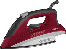 Load image into Gallery viewer, Black+Decker BXIR1601IN 1600 Watt Steamer Iron (Red) (5065331966083)