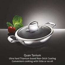 Load image into Gallery viewer, Alda 3 Ply Nero Stainless Steel Wok Pan with Lid 24 cm (5065324462211)