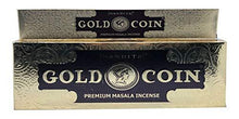 Load image into Gallery viewer, Nandita Gold Coin Premium Masala Incense Sticks - Pack of 3 (15 Gram Each) (5065350414467)