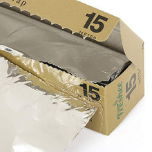 Load image into Gallery viewer, Freshee 15m Heavy Duty Aluminium Silver Kitchen Foil Roll Paper, 18 Micron Thick, Food wrap, Bacteria Resistant, Disposable, Food Parcel, Hookah, Fresh Food (5065342058627)