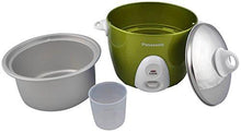 Load image into Gallery viewer, Panasonic SR-G06 0.6 Liter 300-Watt Automatic Rice Cooker Apple Green (5065337077891)