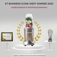 Load image into Gallery viewer, Nutribullet PRO High Speed Blender/Mixer/Smoothie Maker - 900 Watts - 12 Pcs Set; Champagne (5065327607939)