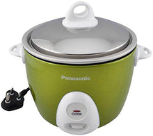 Load image into Gallery viewer, Panasonic SR-G06 0.6 Liter 300-Watt Automatic Rice Cooker Apple Green (5065337077891)