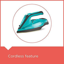 Load image into Gallery viewer, Black+Decker BD BXIR2201IN 2200-Watt Cord & Cordless Steam Iron (Green) (5065331671171)