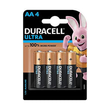 Load image into Gallery viewer, Duracell Ultra Alkaline AA Battery, 4 Pieces (5065352773763)