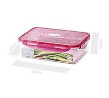 Load image into Gallery viewer, Lock&Lock Bisfree Rectangular Stackable Tritan Container, 1.6 Litres, Pink (5065366012035)