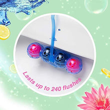 Load image into Gallery viewer, Bloo Power Active, Flowers Twin Pack - Toilet Rim Block, 100g (5065350676611)