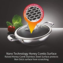 Load image into Gallery viewer, Alda 3 Ply Nero Stainless Steel Wok Pan with Lid 24 cm (5065324462211)