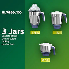 Load image into Gallery viewer, Philips HL7699/00 750-Watt Mixer Grinder (White/Grey) (5065331048579)