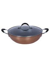 Load image into Gallery viewer, Bergner Infinity Chefs Aluminium Kadai with Lid, 3.3 Litres/28cm, Copper (5065355657347)