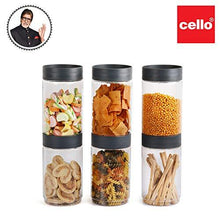Load image into Gallery viewer, Cello Modustack Stackable Container, Grey, Maroon, 2000ml (Material - Safe Plastic) (5065327149187)