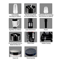 Load image into Gallery viewer, Wonderchef Nutri-Blend Complete Kitchen Machine (CKM) with 3 Jars 400W - Black (5065331343491)