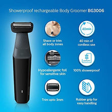 Load image into Gallery viewer, Philips BG3006/15 Bodygroomer - Skin Friendly, Showerproof, Body Hair Shaver and Trimmer (Black) (5065330458755)