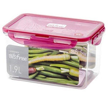 Load image into Gallery viewer, Lock&Lock Bisfree Rectangular Stackable Tritan Container, 1.9 litres, Pink (5065366044803)