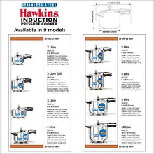 Load image into Gallery viewer, Hawkins B25 Pressure cooker, 2 Litre, Silver (5065326067843)
