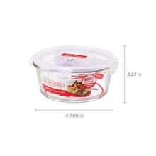 Load image into Gallery viewer, Lock & Lock Glass, Euro Heat Resistant Glass, Round, 1.6-Cup Size, 380-Milliliter (5065365684355)