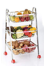 Load image into Gallery viewer, Priya Unique Pyramid Fruit, Vegetable Trolley (5065327083651)
