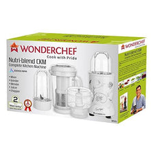 Load image into Gallery viewer, Wonderchef Nutri-Blend Complete Kitchen Machine (CKM) with 3 Jars 400W - White (5065331245187)