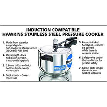 Load image into Gallery viewer, Hawkins Stainless Steel 4.0 Litre Pressure Cooker by Hawkins (5065325772931)