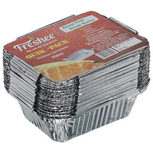 Load image into Gallery viewer, Freshee 25 pcs Aluminium Silver Foil Container 250ml, Food Storage Disposable Containers with Lid for Kitchen (5065343139971)