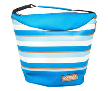 Load image into Gallery viewer, Lock & Lock Plastic Lunch Box with Stripes Bag Set, 4-Pieces, Blue (5065370828931)