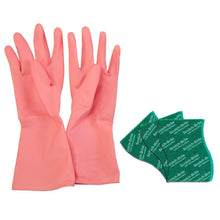 Load image into Gallery viewer, 3M Scotch-Brite Kitchen Gloves Medium Pair (Pack of 1) and Scrub Pad Large (5065347793027)