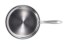 Load image into Gallery viewer, Bergner Hitech-3 Prism Induction Base Non-Stick Stainless Steel Tawa, 28cm X 2cm, Silver:- Abizon (5065353887875)