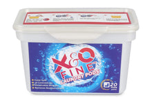 Load image into Gallery viewer, X&O Fine 2 in1 Washing Liquid Laundry Pods (with Enzymes) 20 Wash 300ml (5065348186243)
