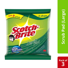 Load image into Gallery viewer, 3M Scotch-Brite Scrub Pad (Large) - Super Saver Set of 3Pcs (5065344712835)