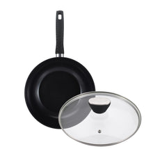 Load image into Gallery viewer, Bergner Carbon TT Forged Aluminium Wok with Lid, 28 cm, 42 litres Induction Base (5065354313859)