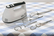 Load image into Gallery viewer, Black+Decker M350 300-Watt Hand Mixer (White/Grey) (5065331212419)