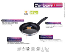 Load image into Gallery viewer, Bergner Carbon TT Aluminium Fry Pan, 20cm, Silver (5065354084483)