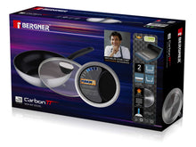 Load image into Gallery viewer, Bergner Carbon TT Forged Aluminium Wok with Lid, 28 cm, 42 litres Induction Base (5065354313859)