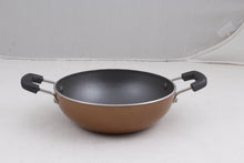 Load image into Gallery viewer, Krav Hard Anodised Non-stick Mini Deep Kadhai - Copper (5065320104067)