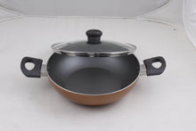 Load image into Gallery viewer, Krav Non-Stick Kadhai with see through lid - Copper (5065320595587)