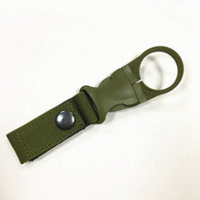 Load image into Gallery viewer, Nylon Molle Webbing Water Bottle Carabiner Belt Backpack Hanger Hook Outdoor Buckle Hook Holder Tool Clip Hunting Accessories (4956977299587)