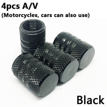 Load image into Gallery viewer, 4Pcs Bike Wheel Tire Covered Car Motorcycle Truck universal Tube Tyre Bicycle AV SV American AIR Valve Cap Dustproof 10 colors (4956977365123)