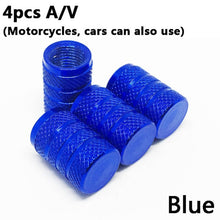 Load image into Gallery viewer, 4Pcs Bike Wheel Tire Covered Car Motorcycle Truck universal Tube Tyre Bicycle AV SV American AIR Valve Cap Dustproof 10 colors (4956977365123)