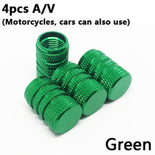 Load image into Gallery viewer, 4Pcs Bike Wheel Tire Covered Car Motorcycle Truck universal Tube Tyre Bicycle AV SV American AIR Valve Cap Dustproof 10 colors (4956977365123)