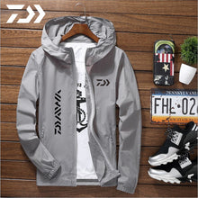 Load image into Gallery viewer, Daiwa Jacket Men Fishing Shirt Solid Thin Uv Protection Clothes Fishing Clothing Summer Breathable Quick Dry Soft Shell Outdoor (4956977987715)